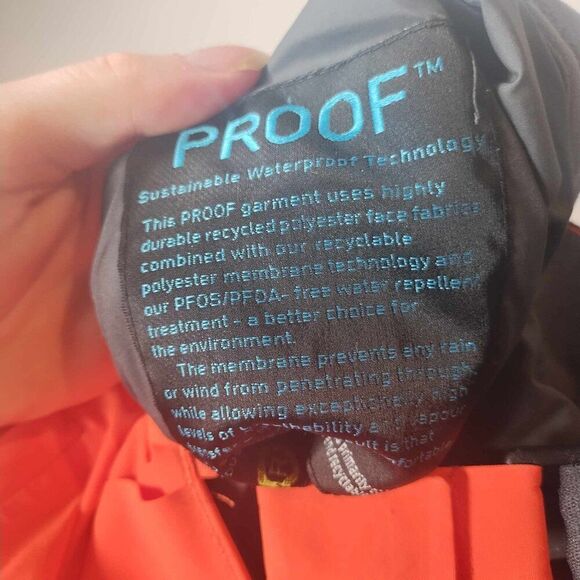 Haglof Snowpants‎ womans medium pfos/pfoa free suspenders orange - Picture 7 of 12